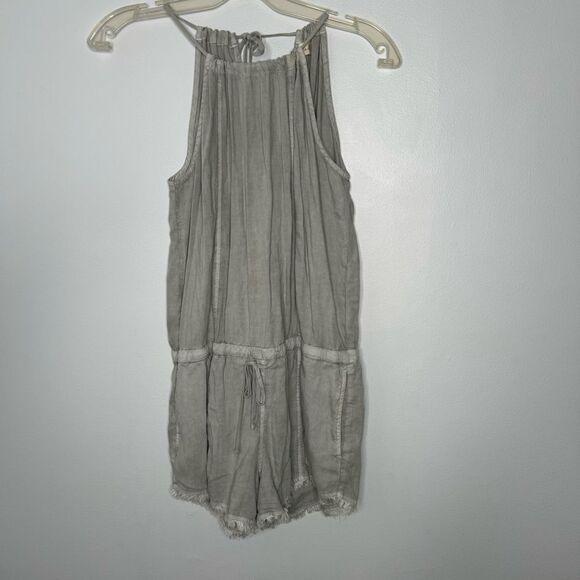Bella Dahl gray romper size small - Picture 2 of 8